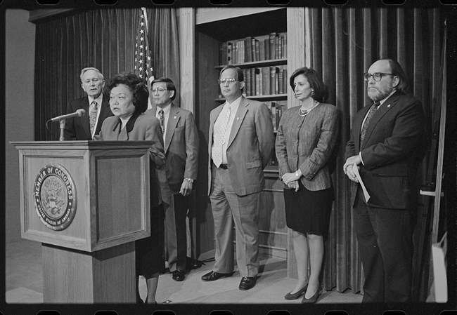 congressional caucus Formation of Congressional APA Caucus, by Laura Patterson. LoC.