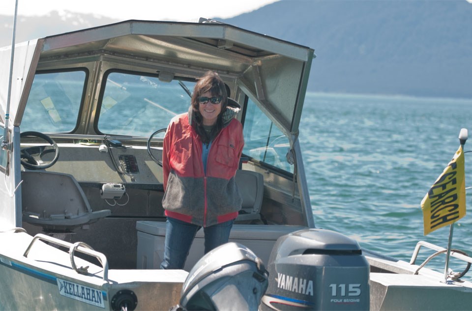 Orca researcher Dena Matkin Orca researcher Dena Matkin