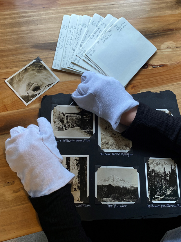 Historical Photograph Montage being processed
