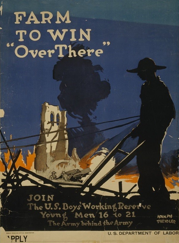A 1917 poster by Adolph Treidler (1886-1981)  (Courtesy of the Library of Congress)