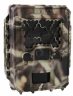 a brown box-shaped trail camera a brown box-shaped trail camera