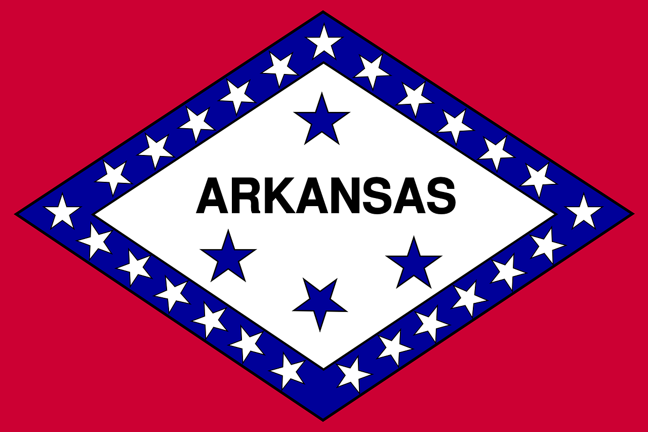 Arkansas state flag, CC0