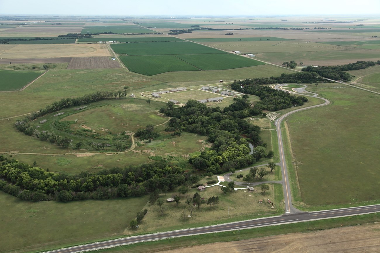 fols aerial pawnee river and oxbow aerial view of river and oxbow