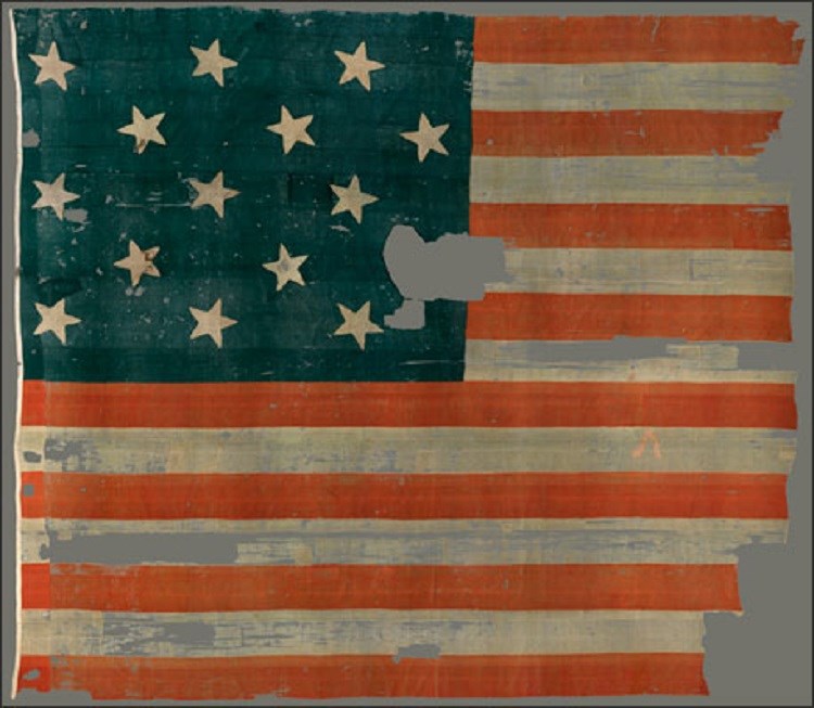 Star Spangled Banner Patriotic American Flag Border Paper