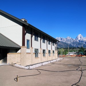 Grand Teton Moose housing Moose Village Housing at Grand Teton National Park, Wyoming.