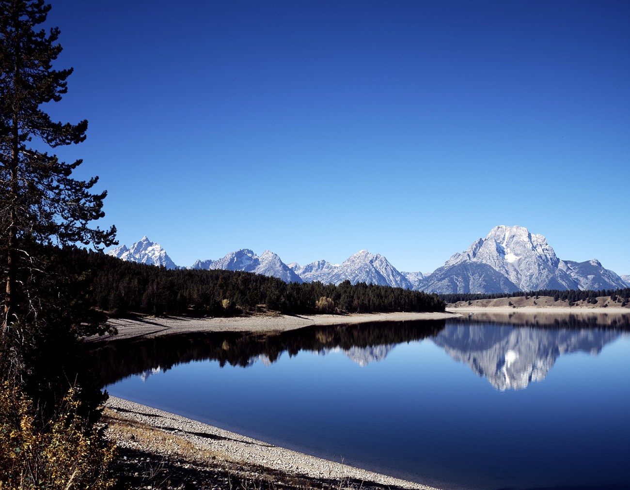 a lake in the mountains