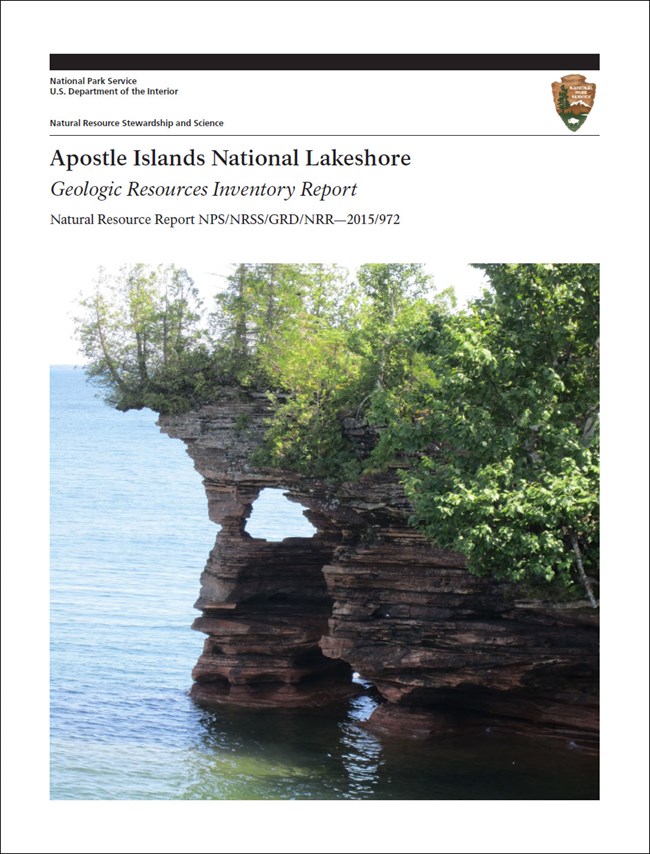 link to apostle islands gri report apostle islands gri report cover with lakeshore image