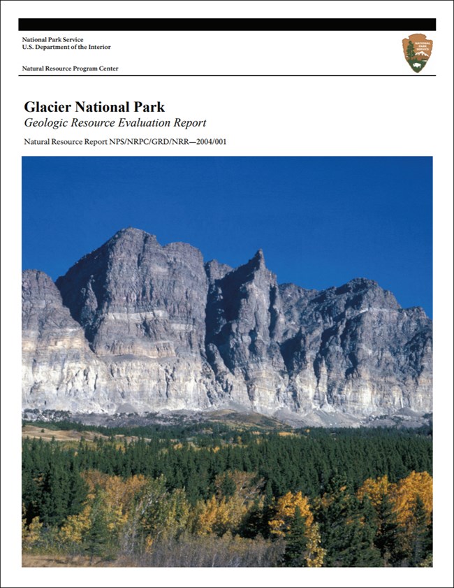 glacier report cover with landscape image