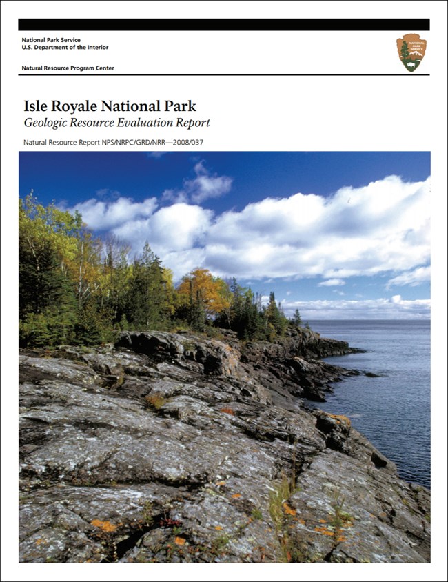 image of isle royale report cover with landscape image