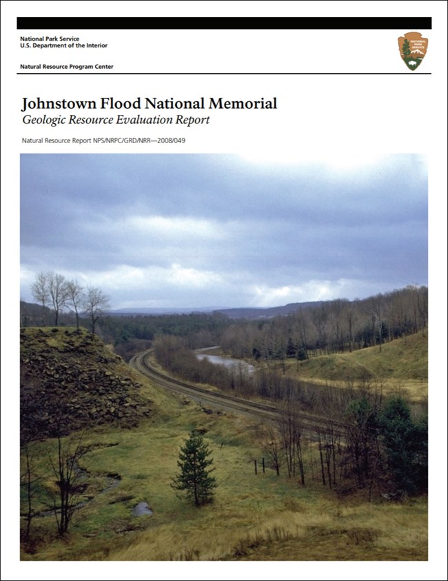 link to park gri report download site image of park gri report cover with image of dam remains
