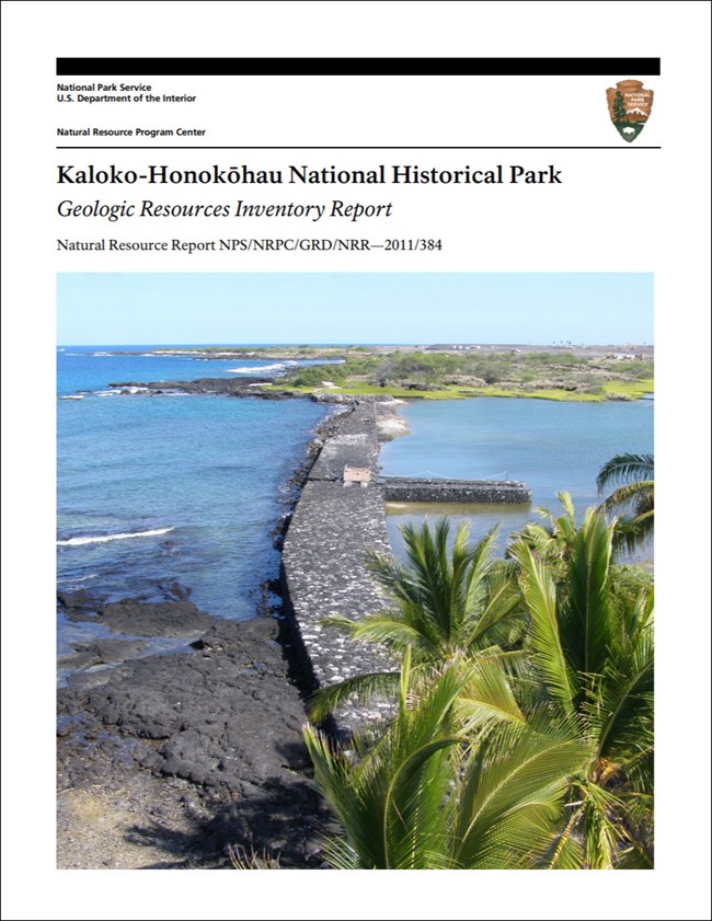 link to park gri report download site image of park gri report cover with image of shoreline structure