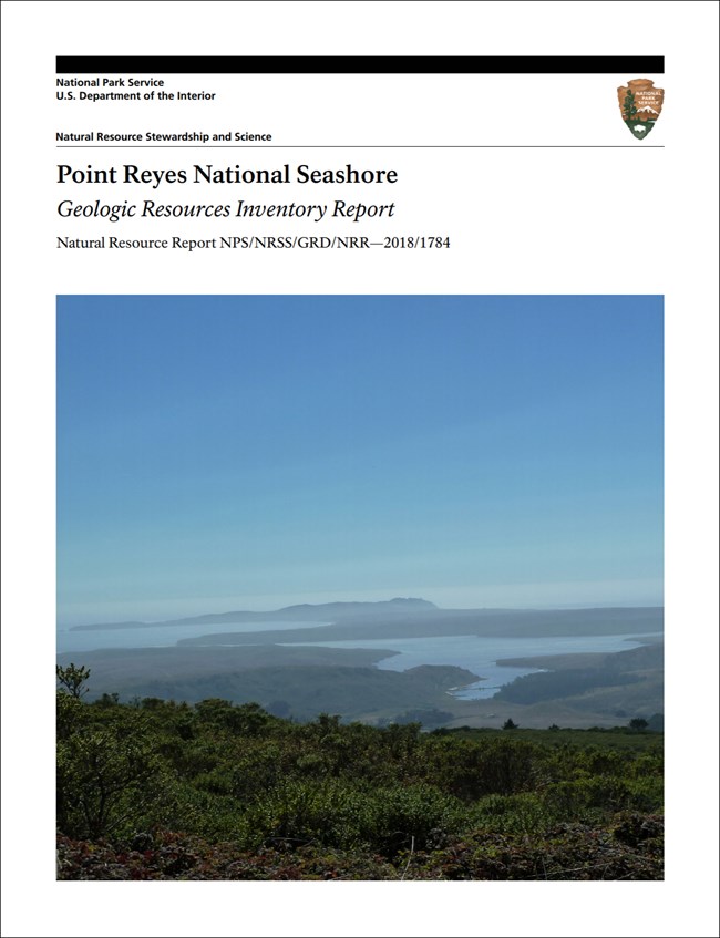 gri report cover with a photo of a park coastline and lagoon