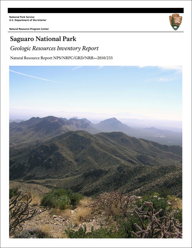 image of saguaro gri report cover with landscape image