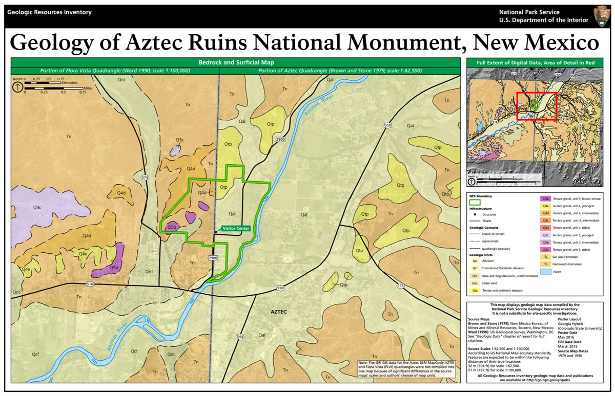 Nps Geodiversity Atlas Aztec Ruins National Monument New Mexico