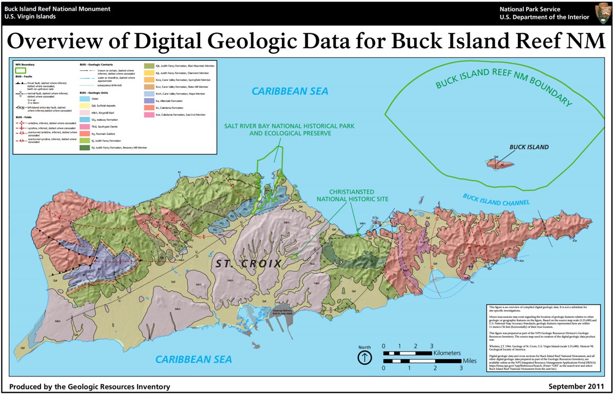 image of buck island reef geologic map