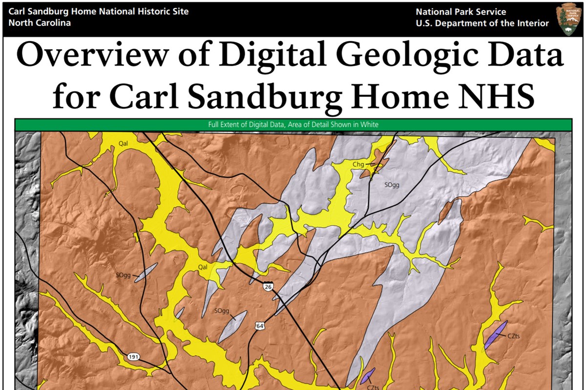 image of carl sandburg geologic map