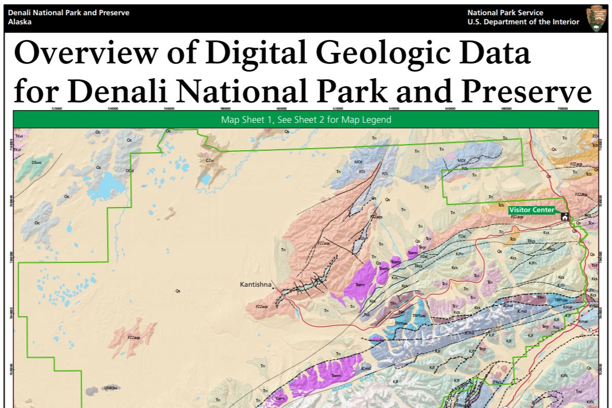 image of denali gri geologic map