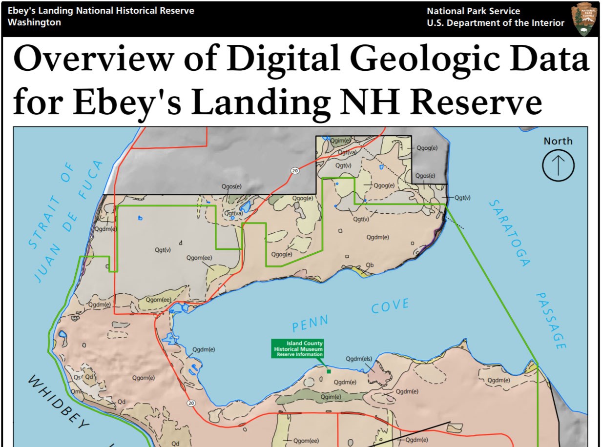 image of ebey's landing gri map