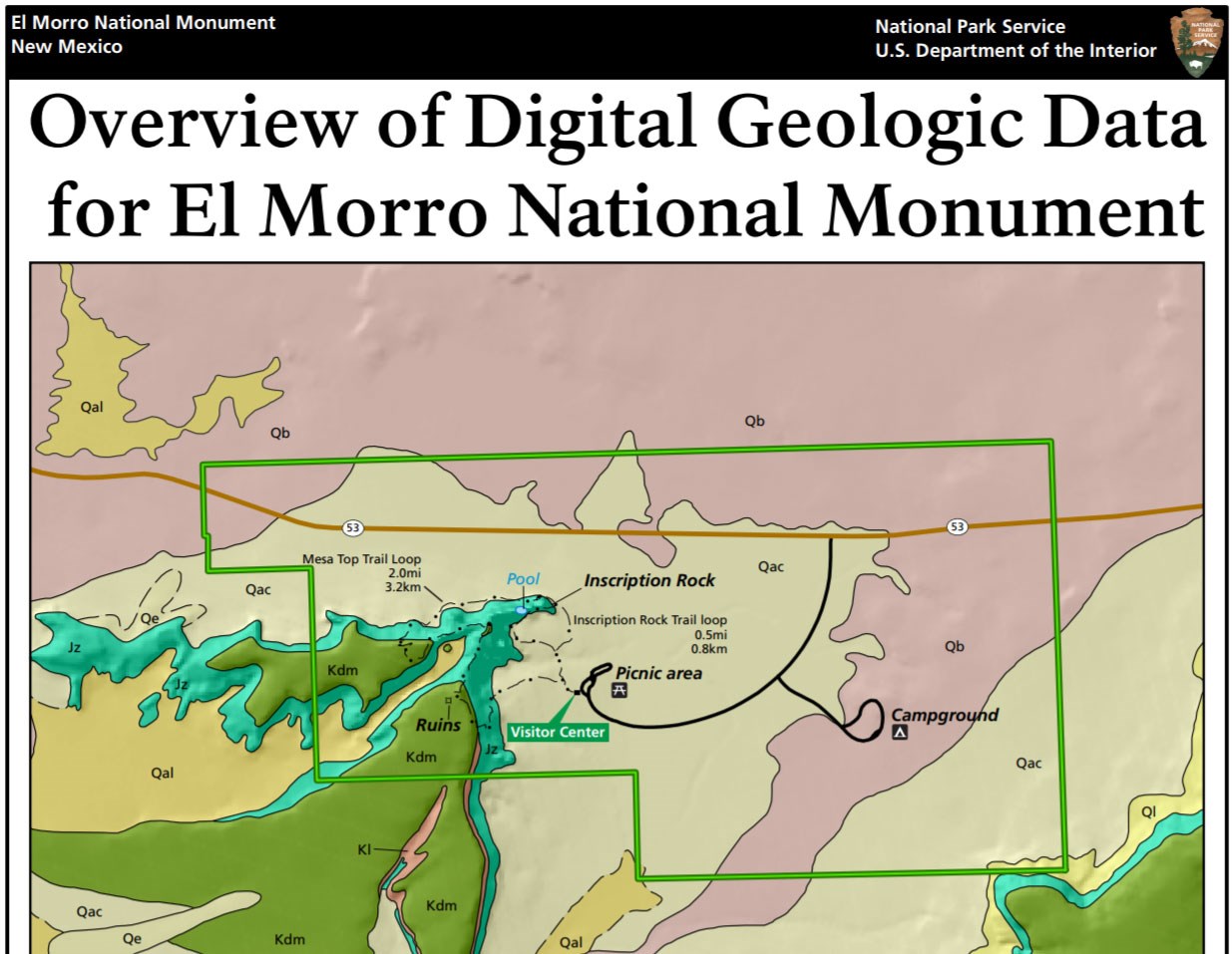 image of el morro gri geologic map