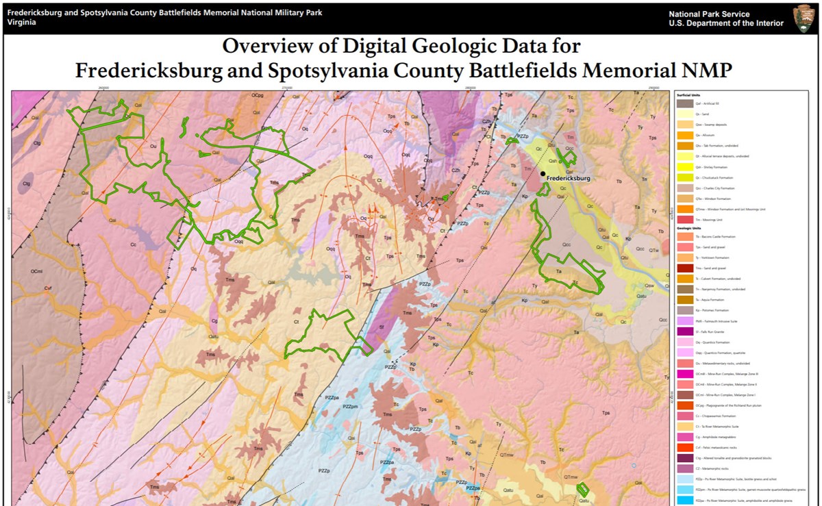 Spotsylvania County Va Gis Nps Geodiversity Atlas—Fredericksburg And Spotsylvania National Military  Park, Virginia (U.s. National Park Service)