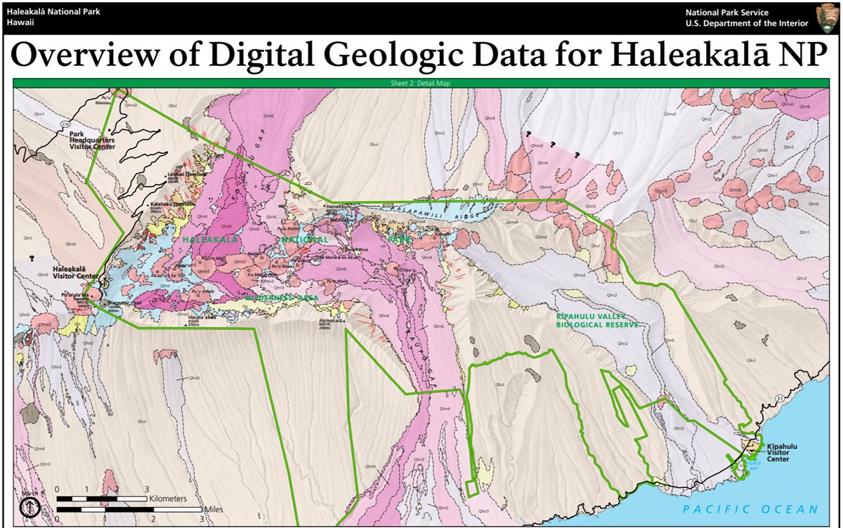 image of haleakala gri geologic map