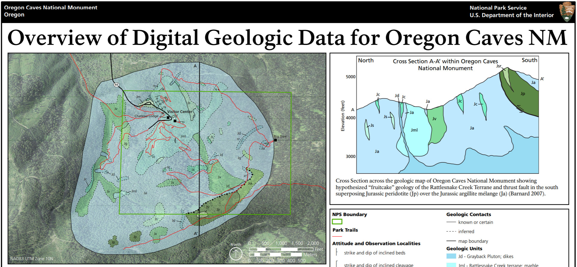 Nps Geodiversity Atlas Oregon Caves National Monument Preserve
