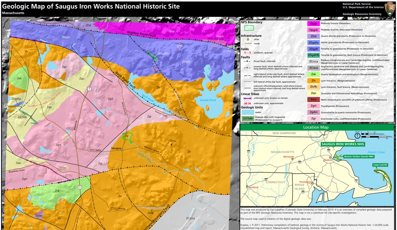 image of park gri geologic map