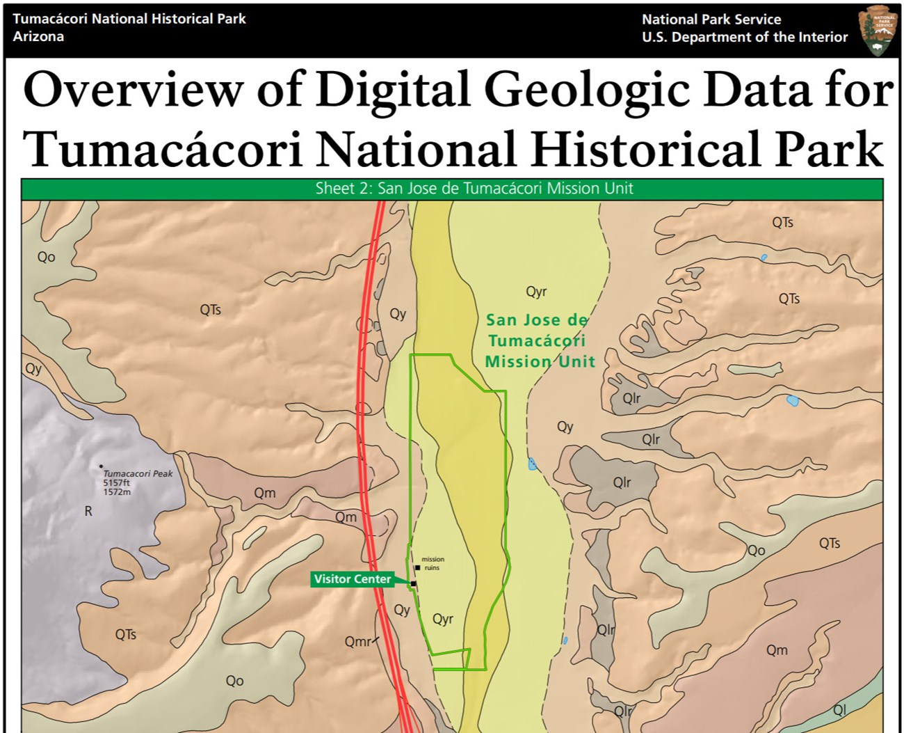 image of tumacacori gri geologic map