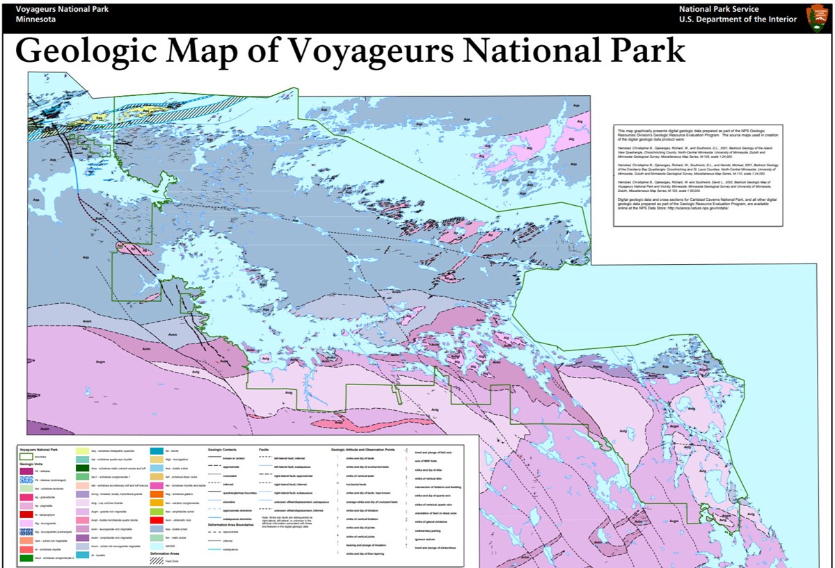 Nps Geodiversity Atlas Voyageurs National Park Minnesota U S