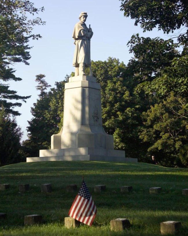 statue in cemetery