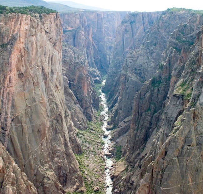 blca Chasm View Chasm View with steep walled canyon and river