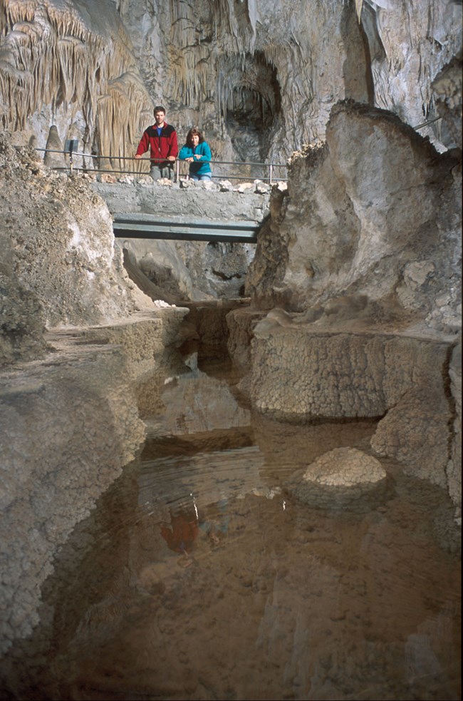 ponded water inside cave