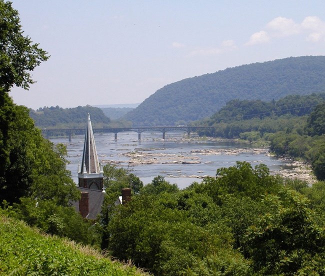 river view from overlook