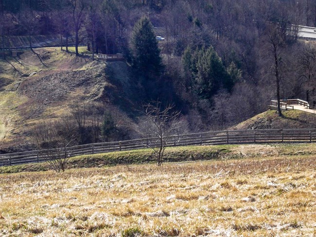 remains of dam