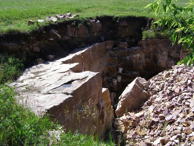 quarry pit