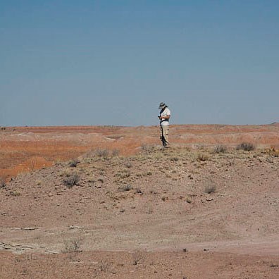 heckert_3 Andy Heckert mapping a fossil site.