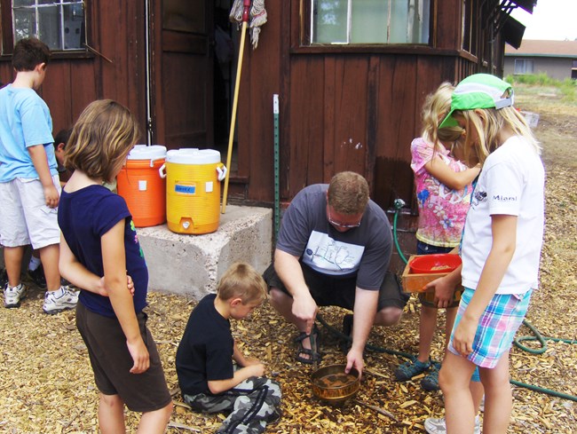 summer camp fossil activity