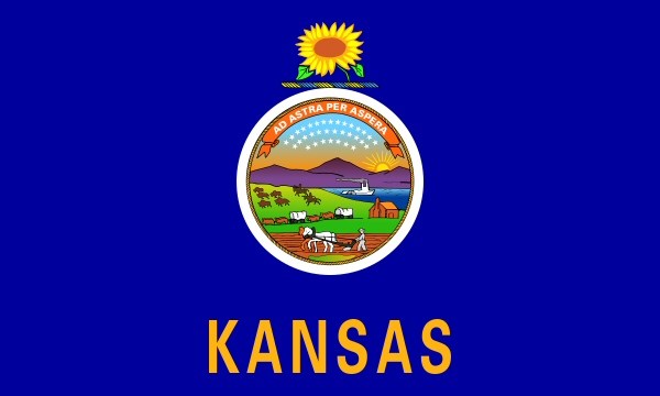 State flag of Kansas