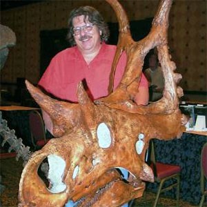 jim Kirkland with skull