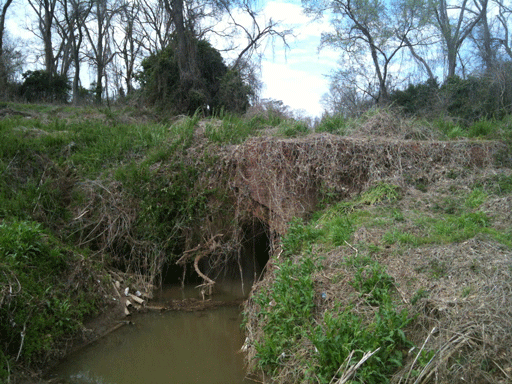 Old Brick Bridge on historic road