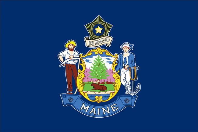 Flag of the state of Maine