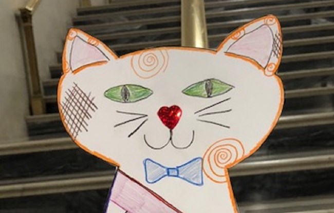 Colorful Suffrage Cat Suffrage Cat