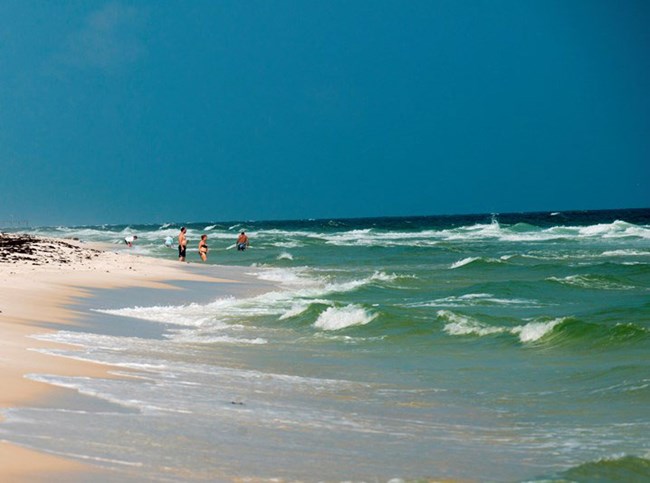 beach and waves