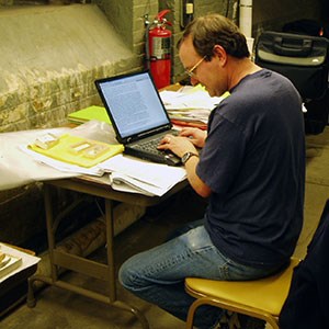 prothero_3 Prothero using computer