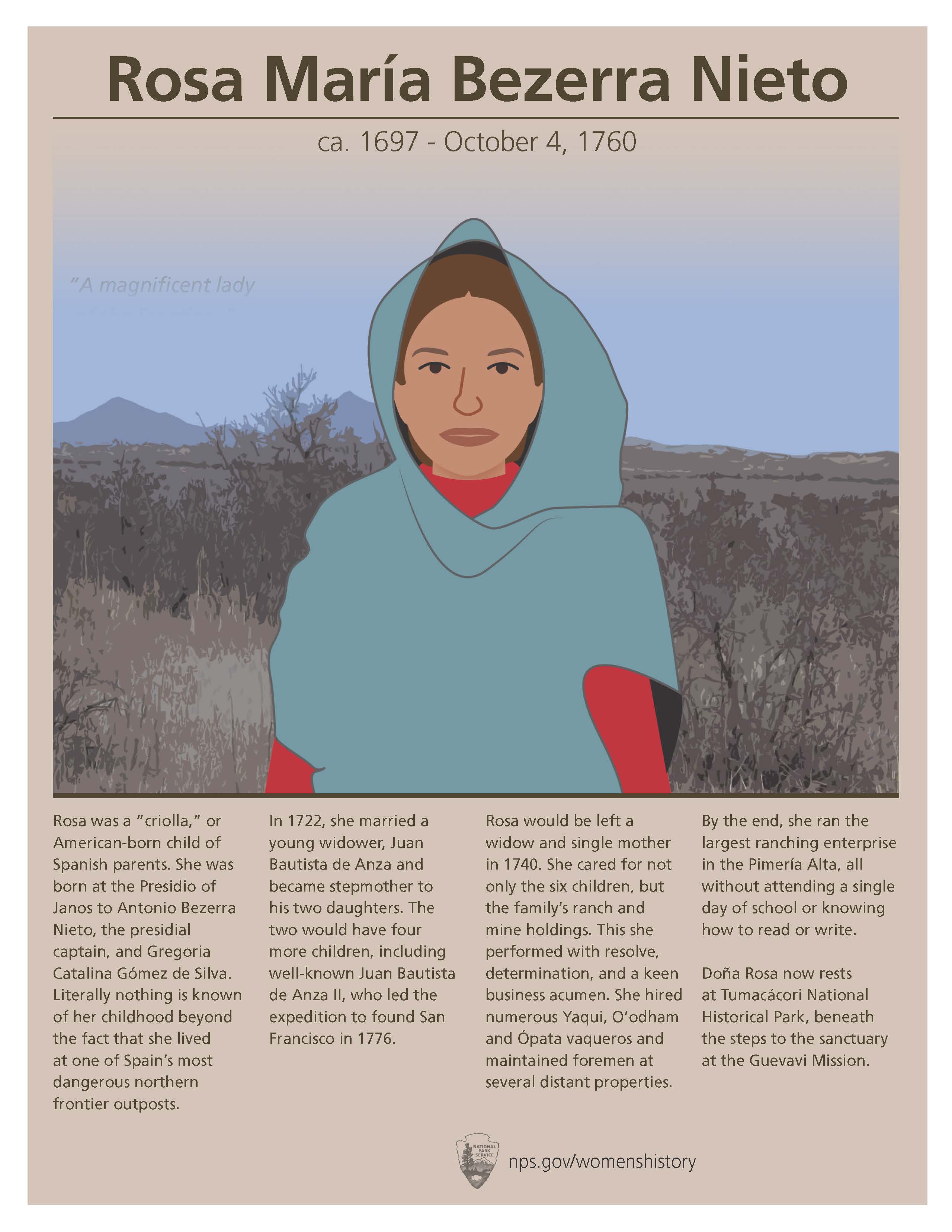 image of a poster of Rosa Maria Bezerra Nieto