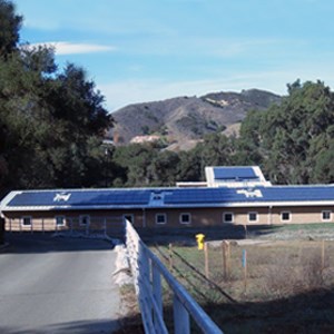 Student Intern Center at Santa Monica National Recreation Area, California.