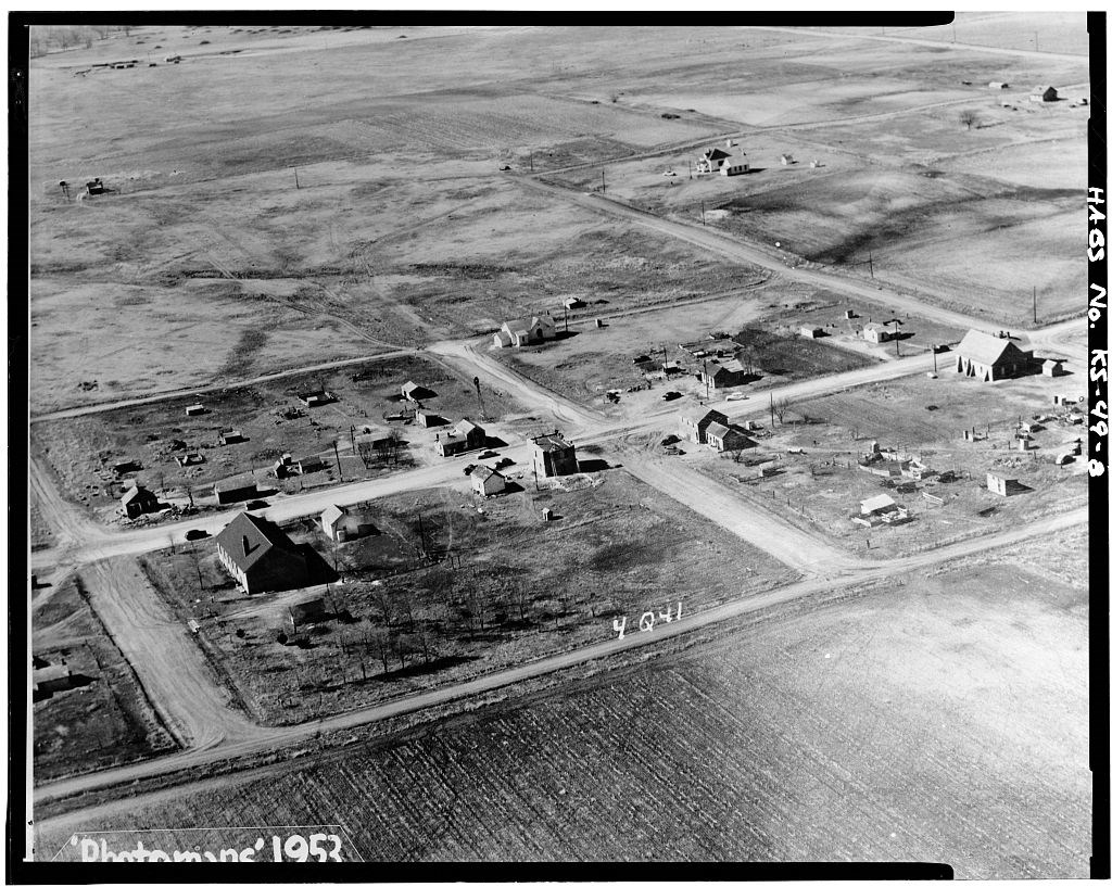 Overview of historic area of Nicodemus Overview of historic area of Nicodemus