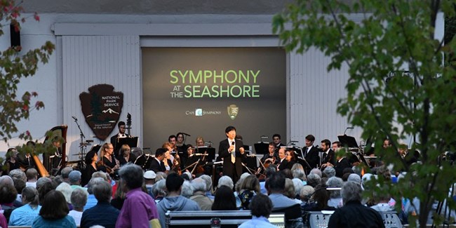 The Cape Symphony performs at Cape Cod National Seashore.