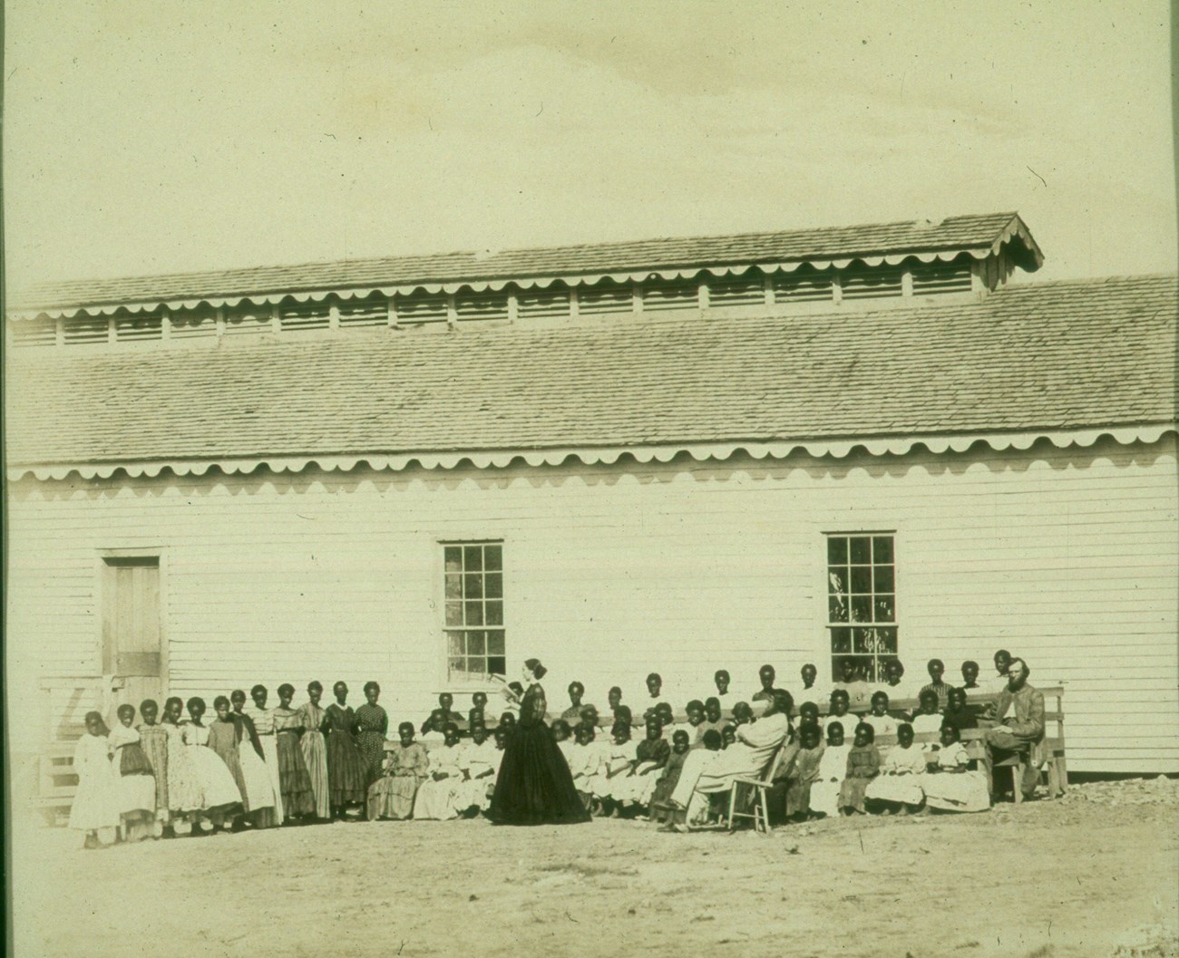 Teachers to refugees Civilian teachers for the Home for Colored Refugees