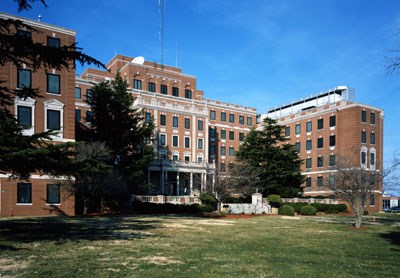 Standardized hospital design at the Southern Branch,  Hampton, Virginia from 1933